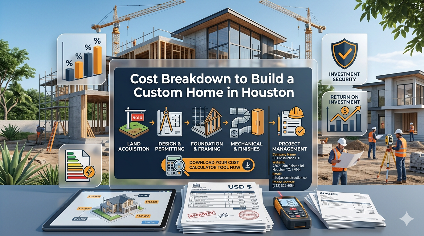 Cost Breakdown to Build a Custom Home in Houston